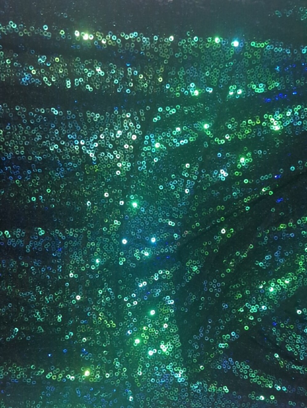 Grace Karin Green and Blue Sequin V-Neck Midi Dress - Picture 5 of 5